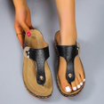 thumbnail image 2 of ¡Novedad de 2022! Chanclas de moda para mujer, sandalias con Tanga de verano, zapatos de playa, sandalias de tacón plano con diseño de marca para mujer, transpirables 37 Gao Jinjia LED, 2 of 2