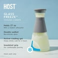 thumbnail image 3 of Host Glass FREEZE Carafe, Pitcher for Water, Juice, Home Gifts, 27 oz, Gray, 3 of 12