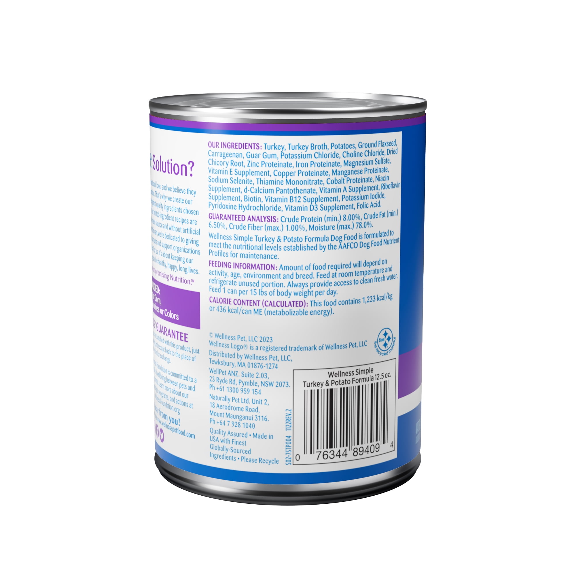 Wellness limited top ingredient turkey