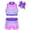 Light Purple Sequin, variant on Aideaone Gymnastics Leotards for Girls with Shorts Sparkly Ballet Dance Unitards Biketards 5-10Y
