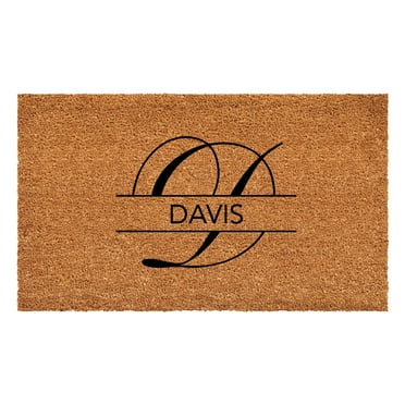Calloway Mills 110802436 Davis Personalized Doormat 24" x 36"