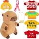 thumbnail image 1 of Set de peluche Kireidane Capybara con 7 prendas y accesorios, 1 of 7