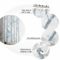 thumbnail image 5 of Small Stall Shower Curtain 48x72 Inch Narrow Half Size Blue Leaf Branches Bath Curtains Bathroom Decor Vintage Tree Watercolor Waterproof Fabric Shower Curtain Set with Hooks 48 Inch, 5 of 6