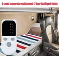 thumbnail image 2 of Electric Car Heating Blanket 24V Plush Travel Heated Blanket with Overheating Protection for Cars, RV, Trucks, Camping,A,200cmx80cm, 2 of 7