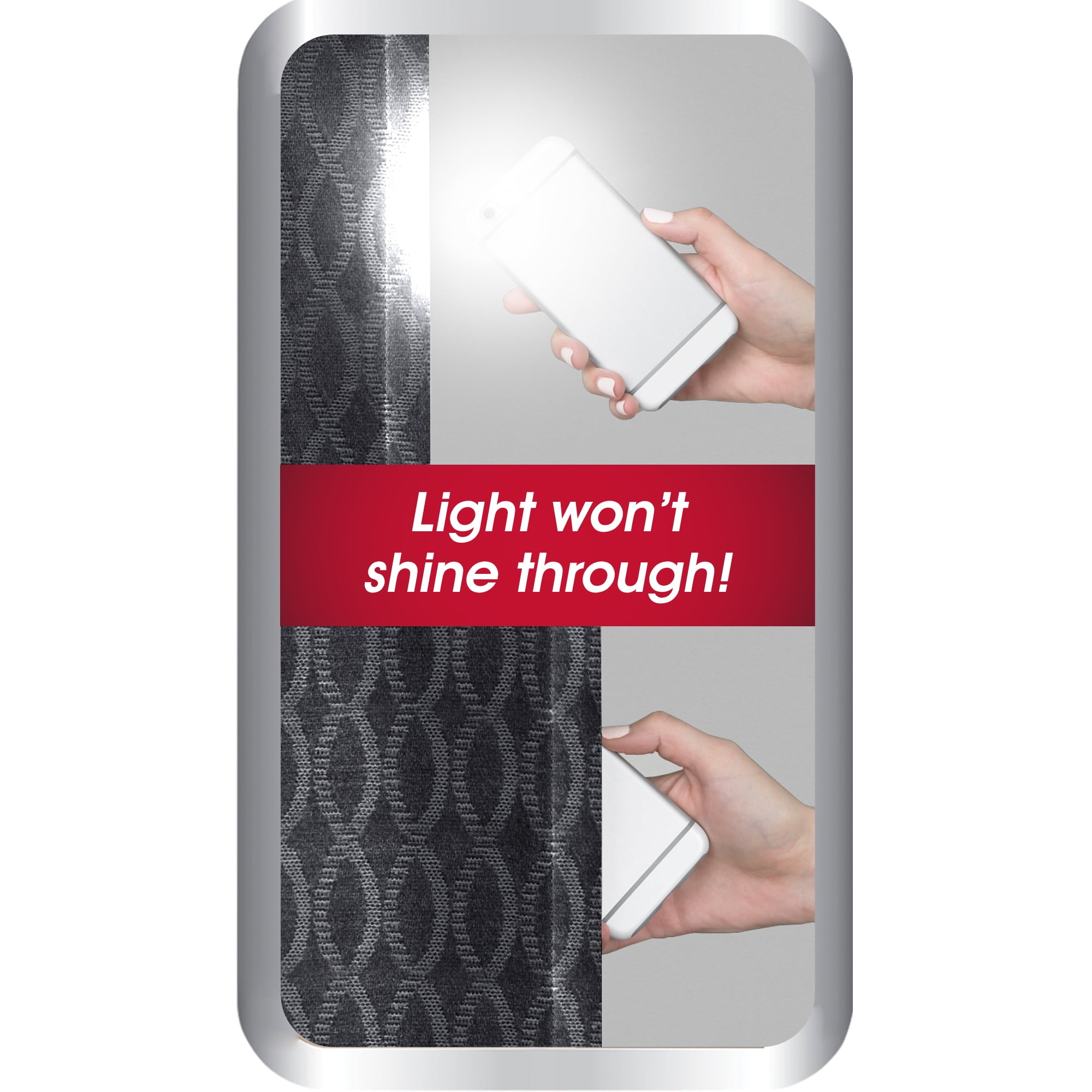 Ultimate Light Blocker Certified 100 Percent Blackout Jamie Smart Curtain Window Curtain Panel