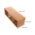 thumbnail image 2 of LOLIPPYY Cd Organizer Wooden Rack with Space Saving Design for Home Multimedia Storage, 2 of 7
