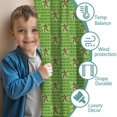 thumbnail image 3 of Blackout Kids Curtains,Green Bigfoot Pattern Childrens Insulated Curtains Set Of 2,Bedroom Essentials,Toddler Room Decor 42x54in(106x137cm), 3 of 5