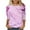 Pink, variant on Summer Tops for Women Long Sleeve Cheer Shirt Pack of Long Sleeve T Shirt Women Workout Tees Athletic Tops for Short T Juniors Active Shirts Shirts White L