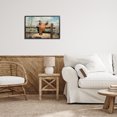 thumbnail image 3 of Stupell Industries Rustic Lodge Saddle on Desert Fence Black Framed Giclee Art, 18 x 12, by Franklyn Gregory, 3 of 8