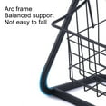 thumbnail image 4 of Yuedong 2 Tier For Fruit Vegetables Bathroom Corner Shelf Household Receive A Frame Standing Seasoning Rack Kitchen Organizer Iron Storage, 4 of 8