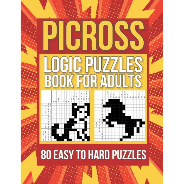 Picross Puzzles Exercise Your Brain With 80 Easy To Hard Nonograms Puzzles Paperback Walmart Com Picross Puzzles Exercise Your Brain With 80 Easy To Hard Nonograms Puzzles Paperback Walmart Com