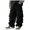 Black YTQWPI16, variant on GXWEA Boys Jeans Boys Black Multi Cargo Pocket Wide Leg Denim Pants Embroidery Loose Street Jeans Spring Daily Wear(Black,7-8 Years)