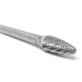thumbnail image 3 of HELONGCO Double Cut Tree Radius End Carbide Burr Bur Tool Die Grinder Bit, 3/8" x 3/4", 3 of 6