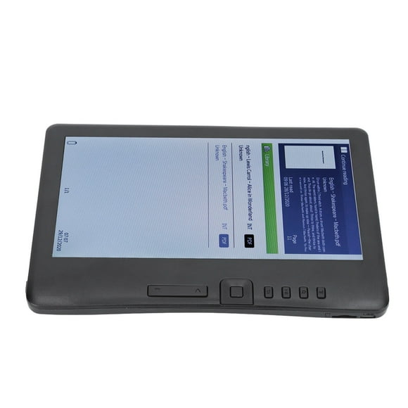 E Reader, Portable EBook Reader 7in Color TFT LCD 16:9 HD Screen With Black Protective Case E Reader For EPUB, PDF, TXT, FB2, PDB