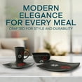 thumbnail image 2 of Gibson 16-Piece Evening Blossom Dinnerware Set, 2 of 7