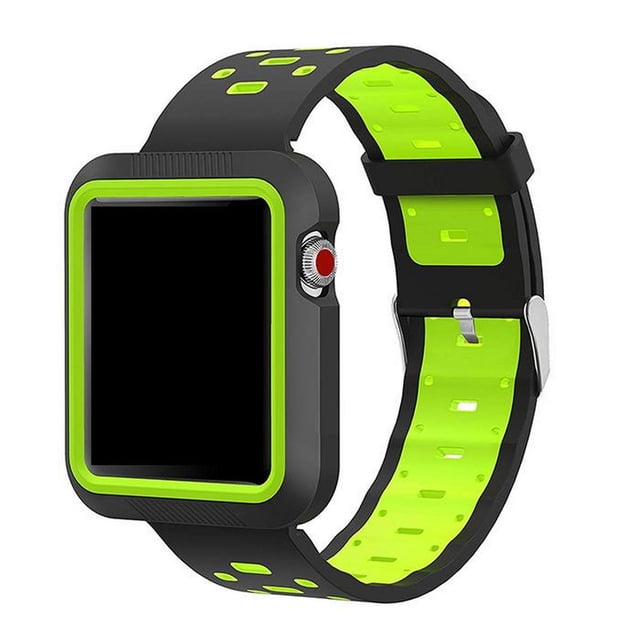Extensible con funda Integrada Competition Collection 38/40/41mm Black Green/Negro Verde S123456SE789 Plástico TPU.