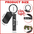 thumbnail image 2 of 30 Pcs Engravable Metal Keychain Blanks Laser-Engraving Stainless Steel Keychain Blanks Metal Stamping Blanks, 2 of 6