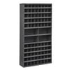 Durham 735-95 Cold Rolled Steel Opening Parts 84 Tall Bin Cabinet with Slope Shelf Design, Gray - 33.75 x 12 x 64.5 in.