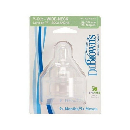 nipple cut y dr brown Cereal Baby 2 Dr. Nipple Bottle Brown's Cut Neck Wide Y