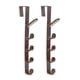 thumbnail image 5 of Injueey Paquete de 2 broches para toallas, accesorios para el hogar, suministros de baño ABS, organizador de abrigos, gancho para puerta, Almacenamiento y organización del hogar Negro, 5 of 6