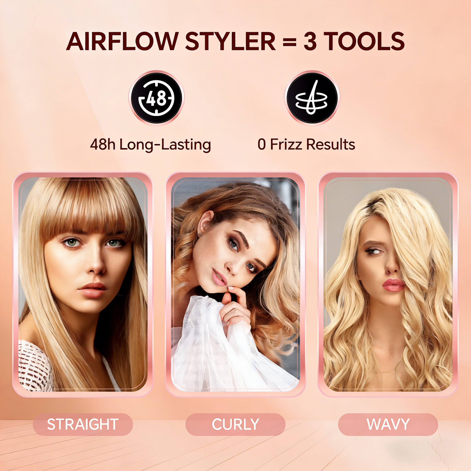 SKIMI Airflow Styling Curling Iron, 1 Inch Titanium photo 5