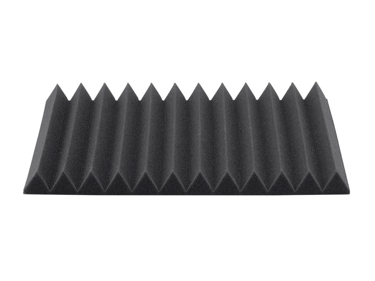 Monoprice Studio Wedges Acoustic Foam Panels (12-pack) 1in x 12in x 12in Fire-Retardant, Easy To Install - Stage Right Series