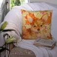 thumbnail image 3 of Carolines Treasures BB9983PW1414 Toy Terrier Fall Fabric Decorative Pillow 14Hx14W multicolor, 3 of 4