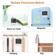 thumbnail image 2 of 2X Temporizador Digital 100 Horas Triple Cuenta Atrás / Arriba Temporizador de Reloj Cocina Temporizador de Cocina con Pantalla LCD Soporte Magnético de Alarma Fuerte, 2 of 7
