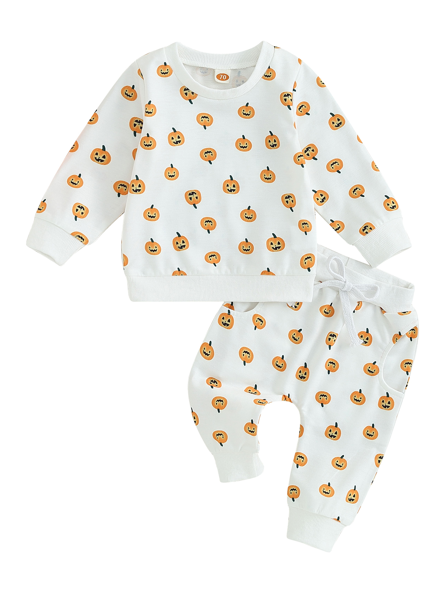 Deguisement Halloween Bebe 6 Mois Robe Halloween Fille 1-6 Ans - Manches Longues, Imprimé Citrouille/chauve-souris, Tutu Tulle, Mélange Coton Doux Robe Citrouille Fille