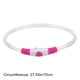 thumbnail image 3 of Collar De Plástico Collar LED recargable por USB para perro con luz intermitente, color rosa, para perros pequeños, medianos y grandes, con visibilidad nocturna (1 unidad) JASKFLY, 3 of 8