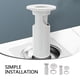 thumbnail image 4 of 2 piezas de desagüe de suelo para baño, colador de fregadero de cocina, cubierta desodorizante (gris), 4 of 6
