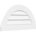 thumbnail image 4 of Ekena Millwork GVPHR38X1901SF Half Round Surface Mount PVC Gable Vent, Factory Primed White, 4 of 4