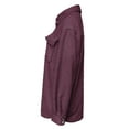 thumbnail image 6 of ABATAB Women's Winter Warm Fleece Shacket Jackets Soft Button down Casual Long Sleeve Lapel Neck Warm Outerwear with Chest Pockets(X-Large,Wine), 6 of 7