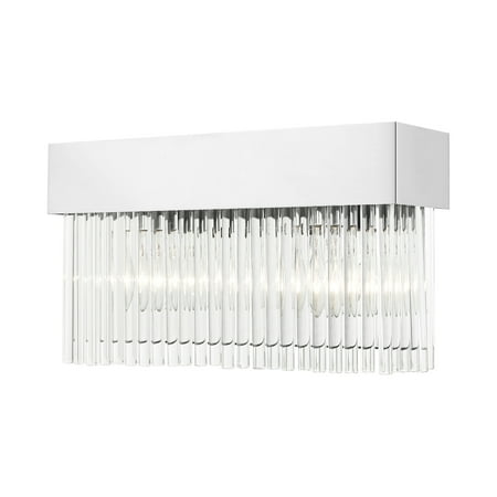 

Livex Lighting 15712 Norwich 2 Light 8 Tall Wall Sconce - Chrome