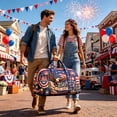 thumbnail image 4 of Luckky 250th Anniversary Of The Founding Of The United States Leisure Quilted Travel Bag Travel Bag Suitable For Outdoor Trips Large Capacity Travel, 4 of 6