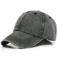 thumbnail image 4 of Gorra de béisbol para padres e hijos, nueva gorra de béisbol informal con costuras ligeras de mezclilla lavada, 4 of 6
