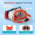 thumbnail image 3 of Gafas de realidad virtual para Nintendo Switch y Switch OLED, con lentes HD ajustables, cómoda correa para la cabeza, gafas 3D Labo VR Kit para accesorios Switch, 3 of 7