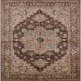 thumbnail image 1 of Ahgly Company Machine Washable Indoor Square Industrial Modern Light Copper Gold Area Rugs, 8' Square, 1 of 7
