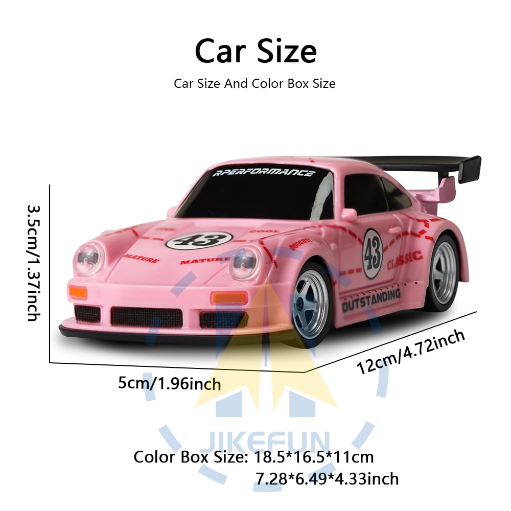 Upgraded With Gyro 1/43 Mini RC Drifting Car Racing RTR 4WD High Speed Radio Control Model 2.4G Drift Race Vehicle Mini Gifts Toys For Children Boy