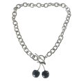 thumbnail image 1 of Collar creativo de cereza negra estilo hip-hop con cadena para clavícula y colgante para el cuello., 1 of 5