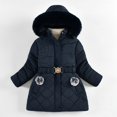 thumbnail image 2 of 5-16Y Girls Winter Warm Jacket Long Puffer Jackets Coat Kids Teens Water Resistant Parka Thicken Warm Coats Outerwear with Hood, 2 of 3