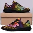 thumbnail image 3 of Skull Flower Shoes Sneakers for Women Men Black Size 5, 3 of 7
