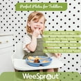 thumbnail image 4 of Silicone Plates for Toddlers - 3 Pc Set, Divided Baby Plates, Dishwasher & Microwave Friendly, Food Grade Silicone Kids Plates with Dividers, 4 of 4