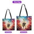 thumbnail image 5 of Hello 2025 Poodle Celebrates Happy New Year Firework Balloon All Over Print 3D Canvas Tote Bag Poodles Dog Lover Gifts Idea Reusable Handbag - 02024, 5 of 5