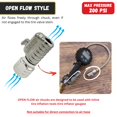 thumbnail image 3 of JACO Lightning S2 Quick-Connect Tire Air Chuck - 1/4" F-NPT (Open Flow) (2-Pack), 3 of 6