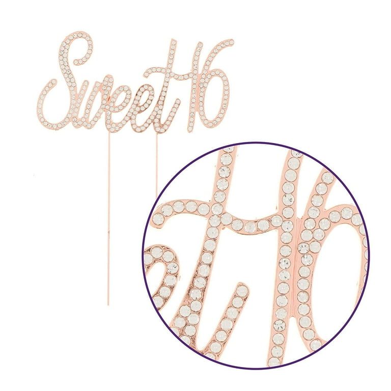 D'ANNIVERSAIRE COURONNE TIARA Gâteau Topper Strass Couronne Gâteau Topper Strass Couronne Gâteau 335893160964