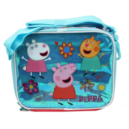  Peppa  Pig  and Friends Pink and Blue Colored Insulated 