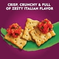 thumbnail image 2 of Toasteds Flatbreads Italian Herb Crackers, Party Snacks, 8.7 oz (Pack of 8), 2 of 5