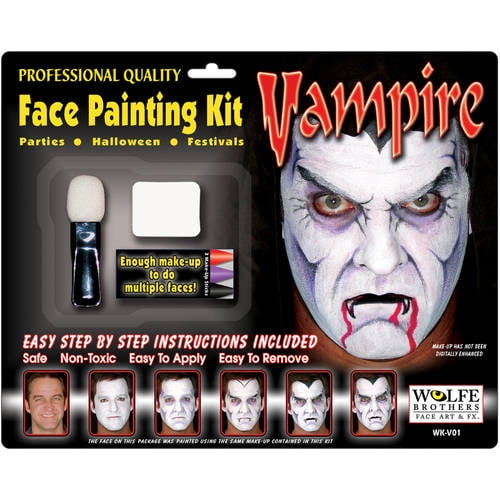 Wolfe Brothers Makeup Kit Adult Halloween Accessory - Walmart.com