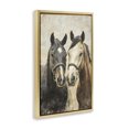 thumbnail image 2 of Stupell Industries Rustic Lodge Pair of Horses in Harmony Gold Floating Frame Canvas Art, 17 x 25, by Creative Studio, 2 of 8